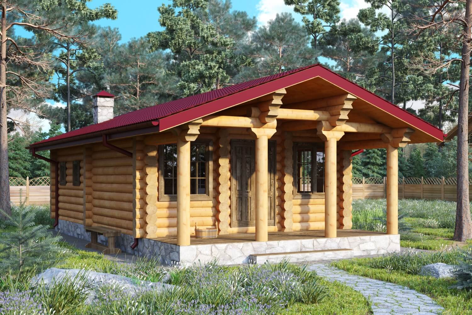 Дом из бревна VZ-161